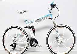 Велосипед БМВ X 6 (Белый) на литье