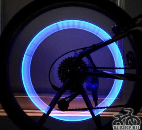 Подсветка колес велосипеда Wheel LED Bright Light - Фото #1