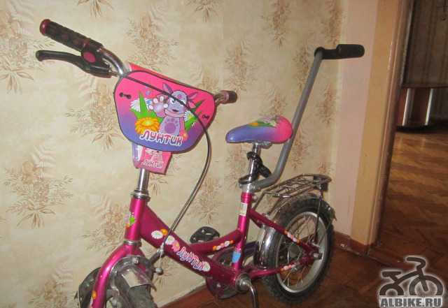 Детский велосипед Лунтик