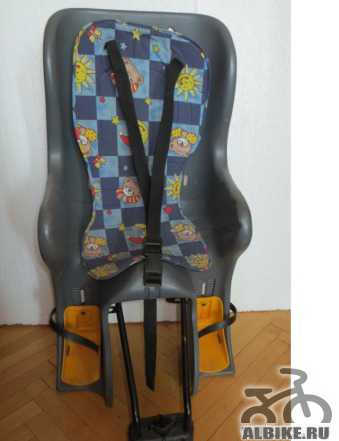 Детское кресло с креплением на подсидельный штырь