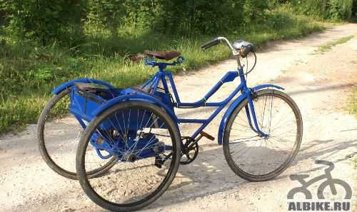 Велосипед трехколесный электрический для взрослых
