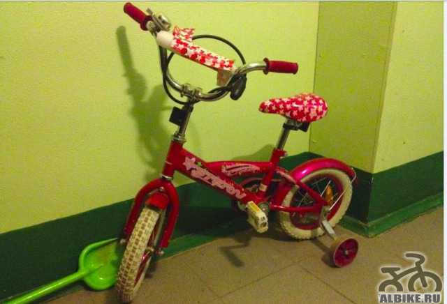 Велосипед детский розовый - Фото #1