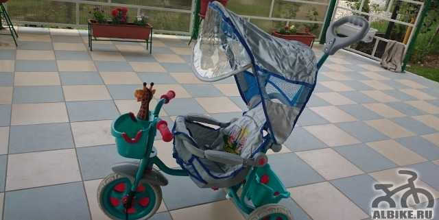 Детский велосипед-коляска