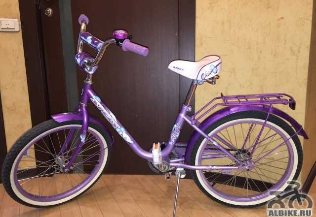 Детский велосипед для девочки 5-9 лет