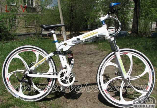 Велосипед Ламборджини складной на литых дисках