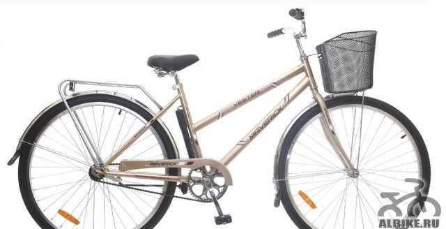 Новый велосипед с корзинкой