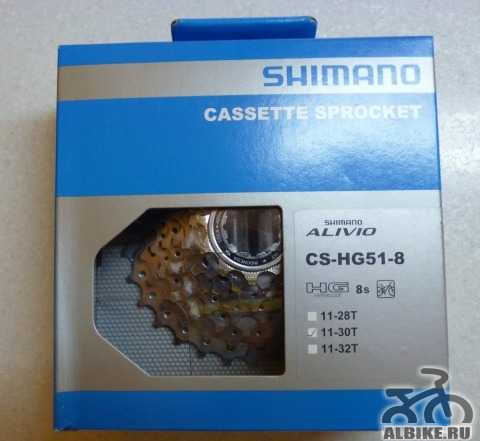 8-скоростная кассета Shimano сs-HG51