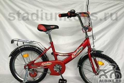 Детский велосипед Safary от 3 до 6 лет красный