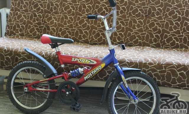 Детский 2-х колёсный велосипед Мустанг Спорт
