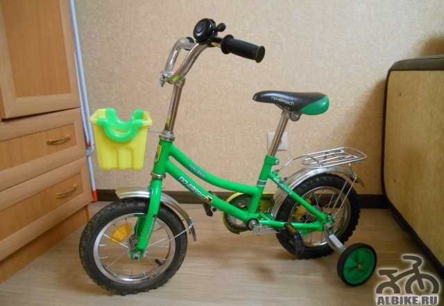 Замечательный детский велосипед