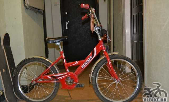 Продается детский велосипед мустанг 20" 6-10 лет