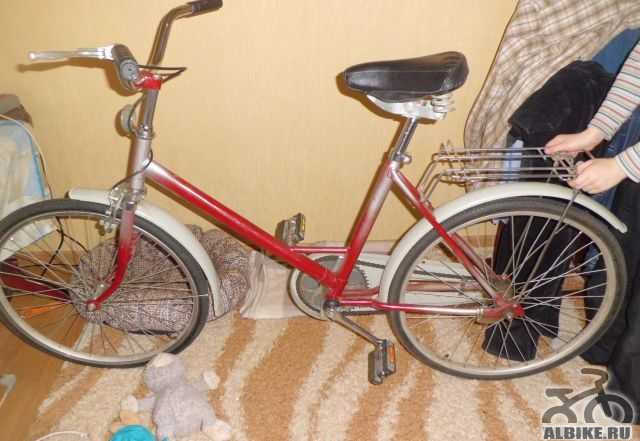 Велосипед красный б/у - Фото #1
