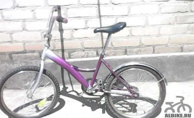 Велосипед в хорошем состояние. Цвет сиреневый - Фото #1