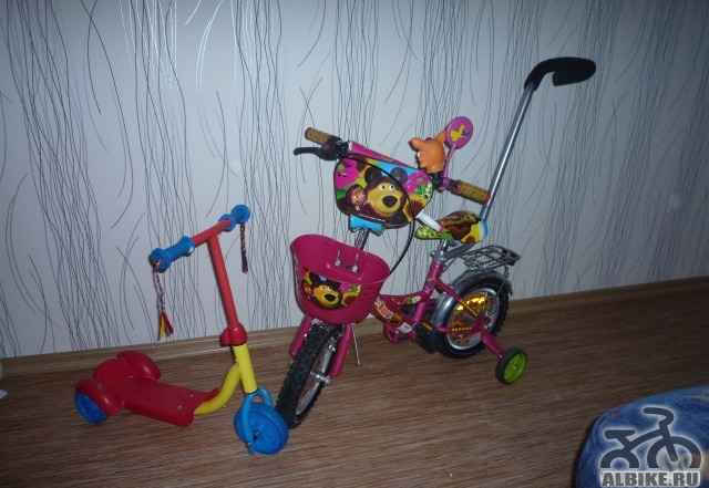 Велосипед детский и самокат - Фото #1