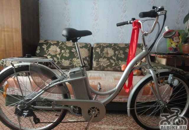 Электрический велосипед с литиевой батареей