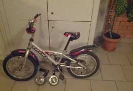 Трек JET-16 детский велосипед 2-х колес. + 2 боков