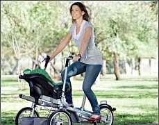 Велосипед для мамы и ребенка