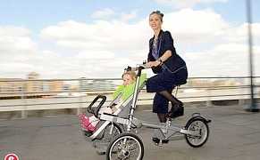 Велосипед для мамы и ребенка
