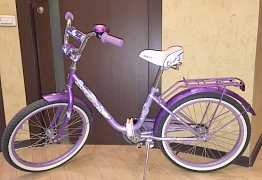 Детский велосипед для девочки 5-9 лет