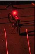 Велосипедный задний фонарь - скелет