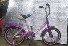 Детский велосипед для девочки Стелс Пилот 110