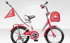 Детский велосипед Стелс c дополнительными колесами