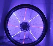 Светодиодная подсветка на колёсо