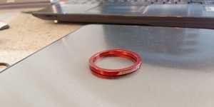 Проставочные кольца 3мм StretLine red, 20мм блак