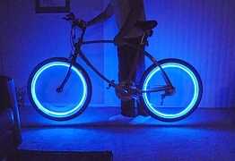 Неоновая подсветка колеса велосипеда за 1 минуту