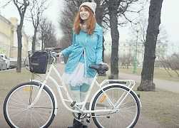 Городской удобный стильный велосипед