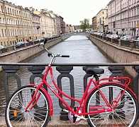 Стильный городской велосипед