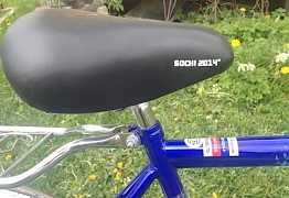 Новый велосипед с логотипом сочи 2014