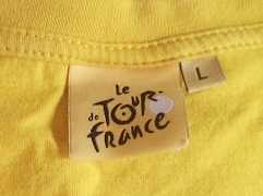 Велоформа, футболка Тур de France, cерая "Лидер"