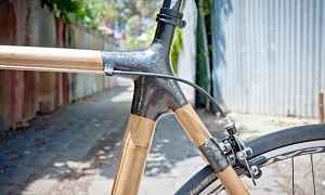 Шоссейный бамбуковый велосипед