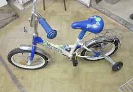 Детский велосипед орион с боковыми колёсами