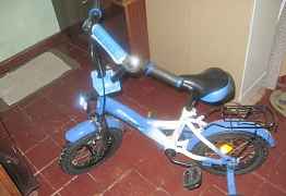 Велосипед "Safari proff 2-х колесный" синего цвета