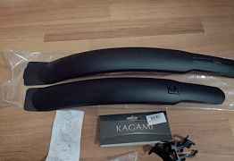 Крылья велосипедные комплект kagami, черные 336MID