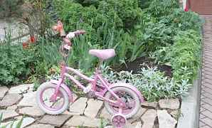 Детский велосипед бу на 3-5 лет Stern розовый