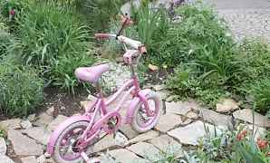 Детский велосипед бу на 3-5 лет Stern розовый